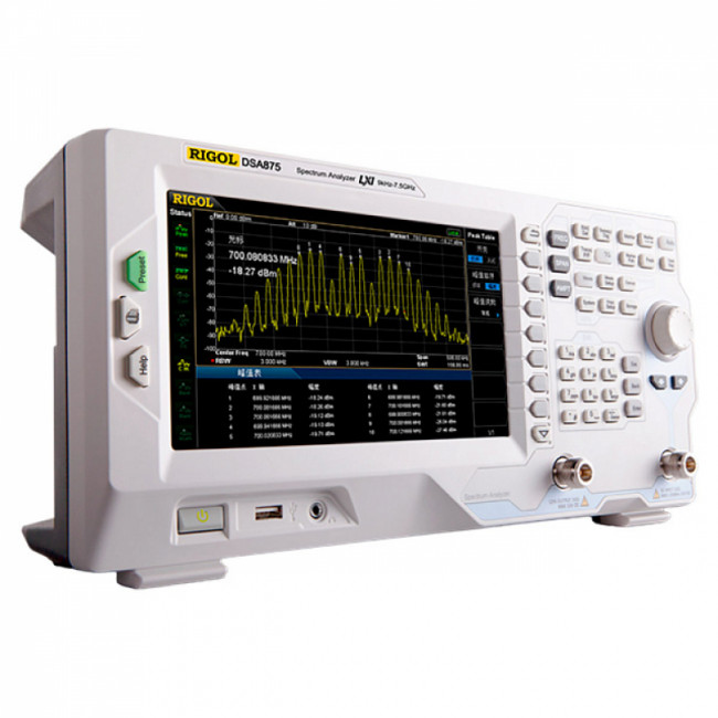 Анализатор спектра RIGOL DSA875-TG с трекинг-генератором