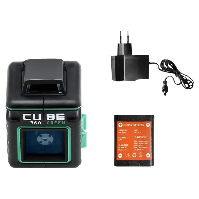 Лазерный уровень ADA Cube 360 Green Basic Edition Лазерный уровень ADA Cube 360 Green Basic Edition