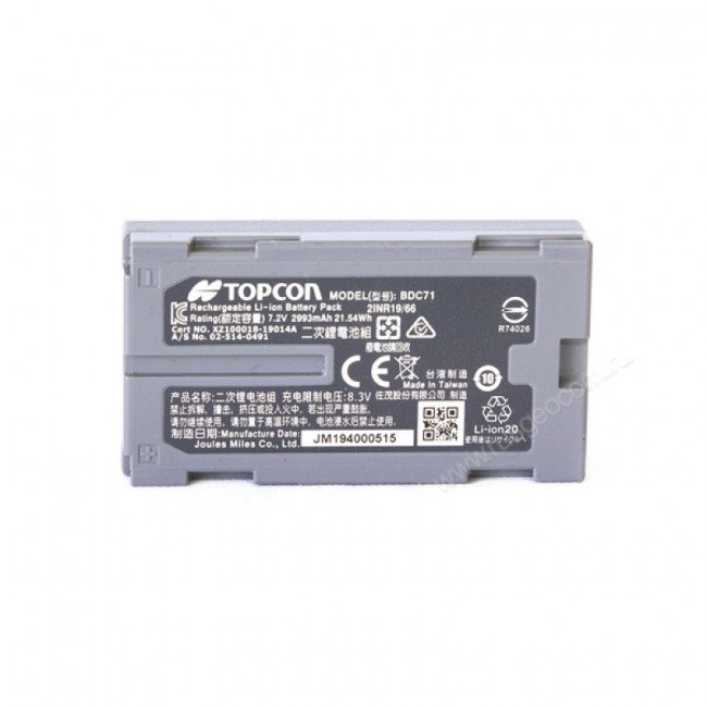 Аккумулятор Topcon BDC71