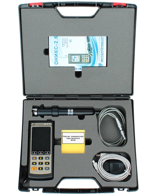 Измеритель прочности бетона ОНИКС-2.6ЛБ версия 2 без встроенного пирометра