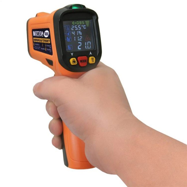 Инфракрасный термометр с термопарой МЕГЕОН 16800