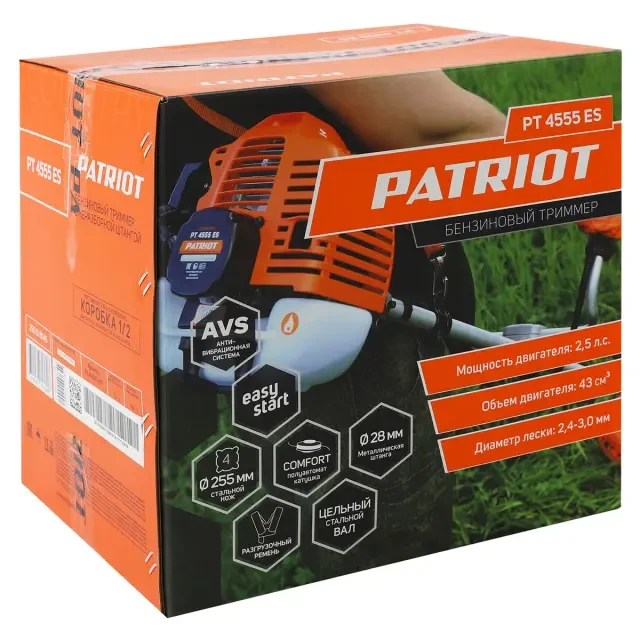 Бензиновый триммер Patriot PT 4555ES Country Бензиновый триммер Patriot PT 4555ES Country
