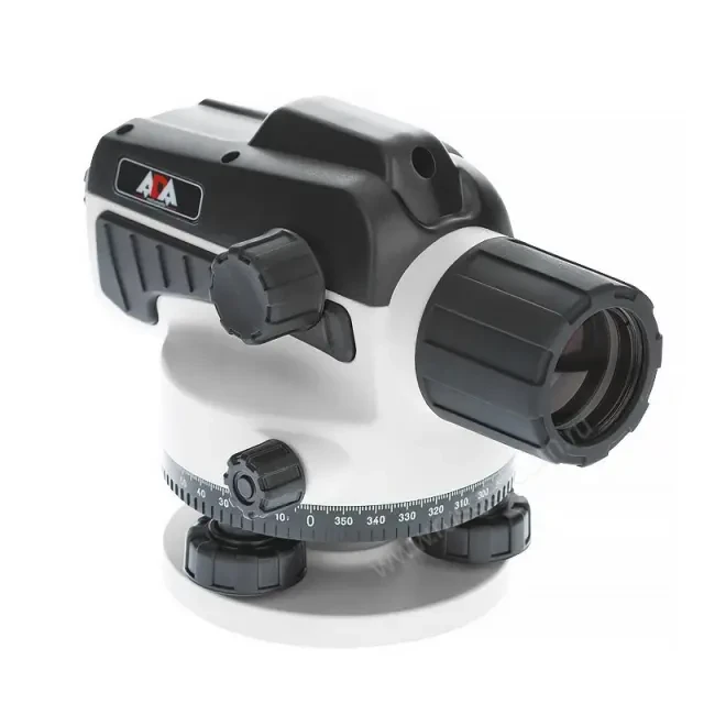 Комплект оптический нивелир ADA Ruber x32 с поверкой + штатив на клипсах ADA Light + рейка ADA STAFF 3