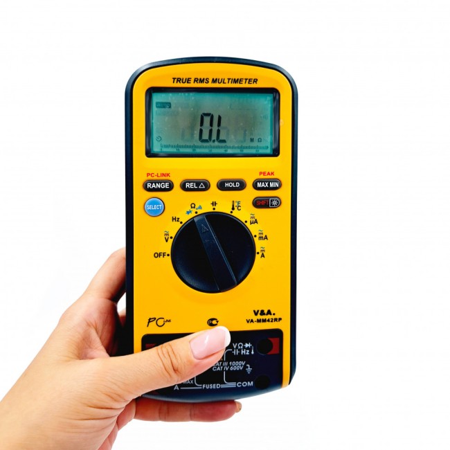 Мультиметр цифровой с повышенной защитой VA-ММ42RP Мультиметр цифровой с повышенной защитой VA-ММ42RP