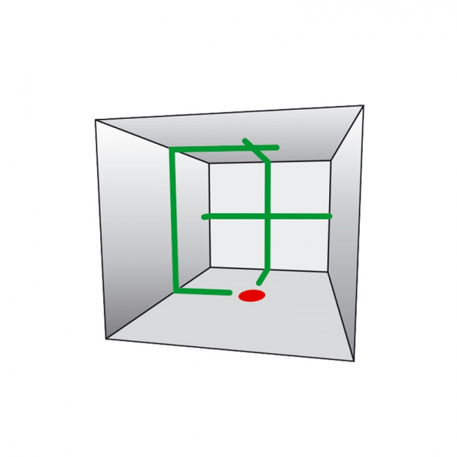 Лазерный уровень Condtrol INFINITER CL3-G с зелёным лучом Лазерный уровень Condtrol INFINITER CL3-G с зелёным лучом