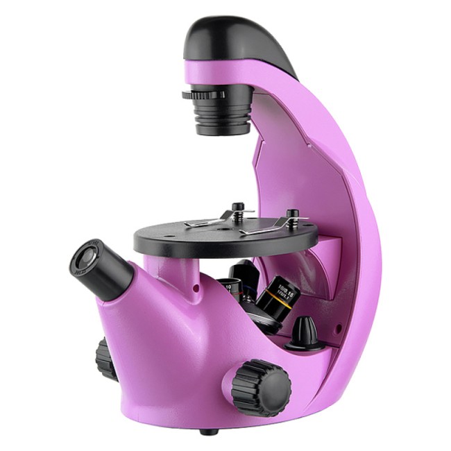 Микроскоп школьный Микромед Эврика 40x-320x инвертированный (аметист) Микроскоп школьный Микромед Эврика 40x-320x инвертированный (аметист)
