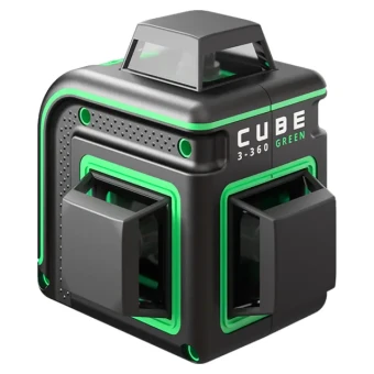 Лазерный уровень ADA Cube 3-360 GREEN Basic Edition Лазерный уровень ADA Cube 3-360 GREEN Basic Edition