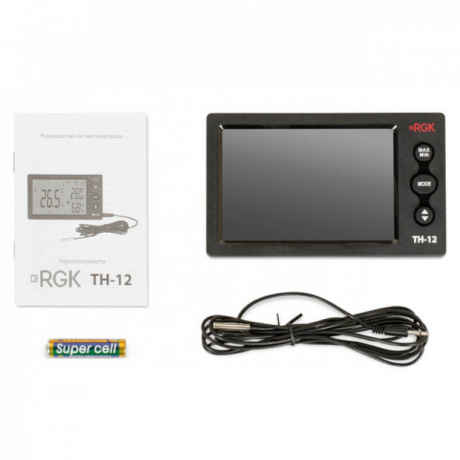 Термогигрометр RGK TH-12 с поверкой Термогигрометр RGK TH-12 с поверкой