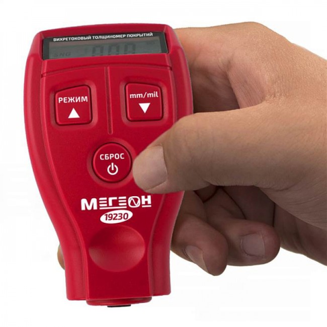 Толщиномер лакокрасочного покрытия автомобиля МЕГЕОН 19230