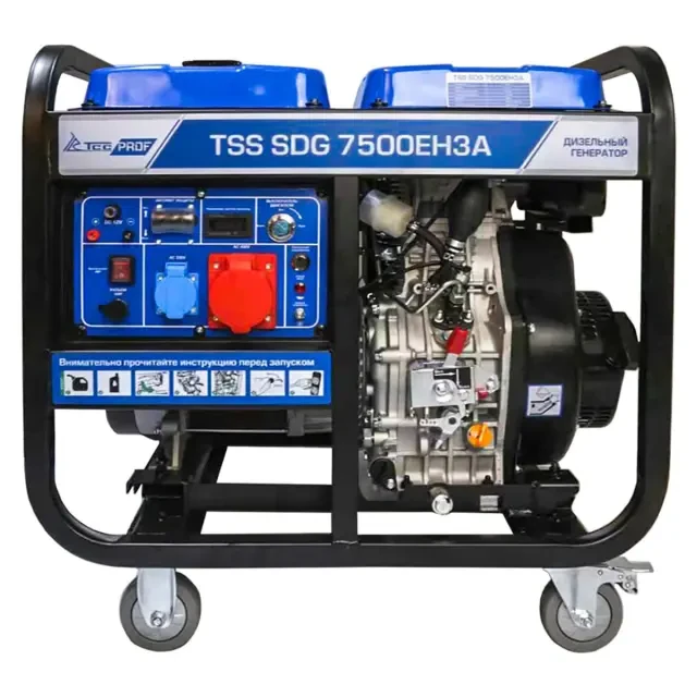 Дизельный генератор TSS SDG 7500EH3A (200027)