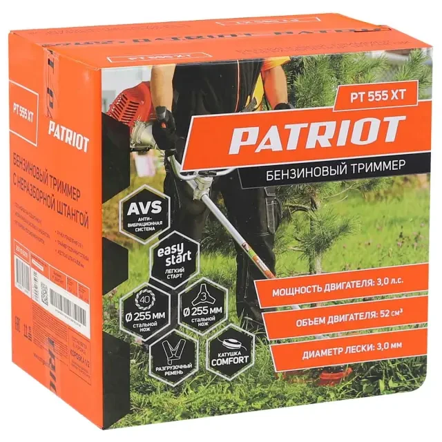 Бензиновый триммер Patriot PT 555 XT Бензиновый триммер Patriot PT 555 XT