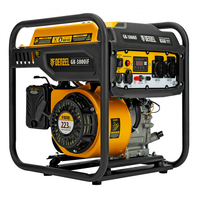 Генератор инверторный GK-3800iF 3,8 кВт DENZEL