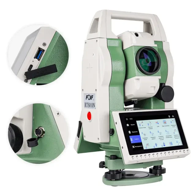 Электронный тахеометр FOIF RTS010N (R1000, 1") с ОС Android