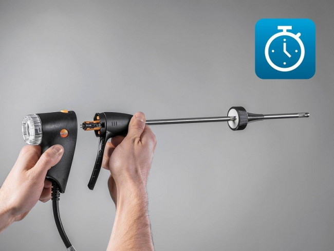 Комплект Testo 300 (O2, CO  без Н2-компенсации до 4000 ppm) Комплект Testo 300 (O2, CO  без Н2-компенсации до 4000 ppm)