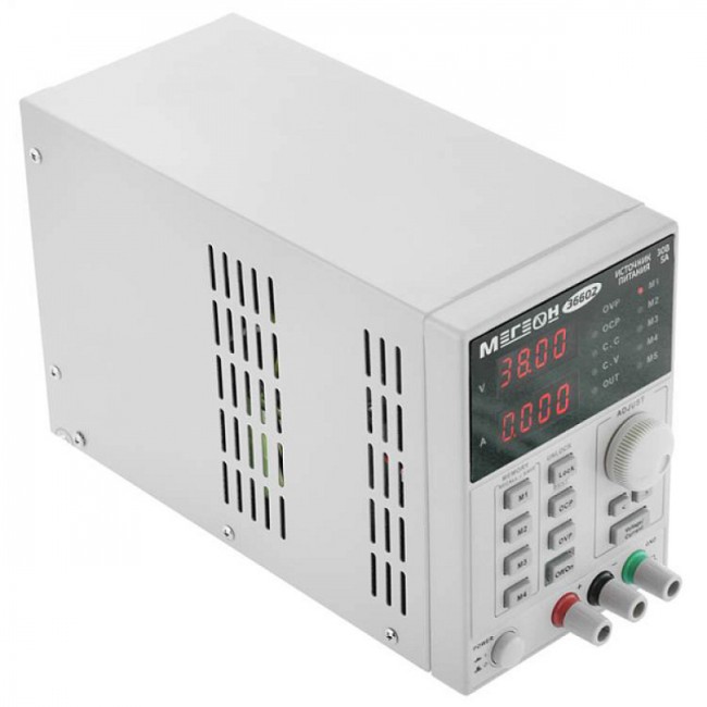 Одноканальный программируемый линейный источник питания МЕГЕОН 36602