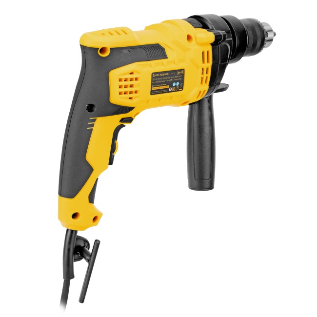 Дрель ударная IDD-850, 850 Вт, 0-2800 об/мин, 44800 уд/мин Denzel