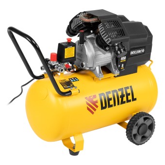 Компрессор воздушный коаксиальный DKV2200/50 Х-PRO Denzel Компрессор воздушный коаксиальный DKV2200/50 Х-PRO Denzel