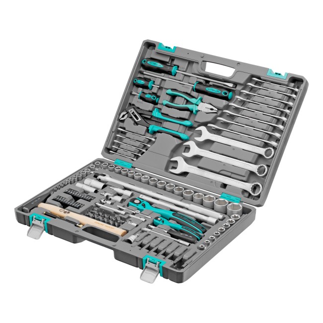 Набор инструментов 1/4", 1/2" Cr-V 119 предметов Stels