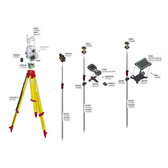 Роботизированный тахеометр Leica TS16 G R1000 (3") Роботизированный тахеометр Leica TS16 G R1000 (3")