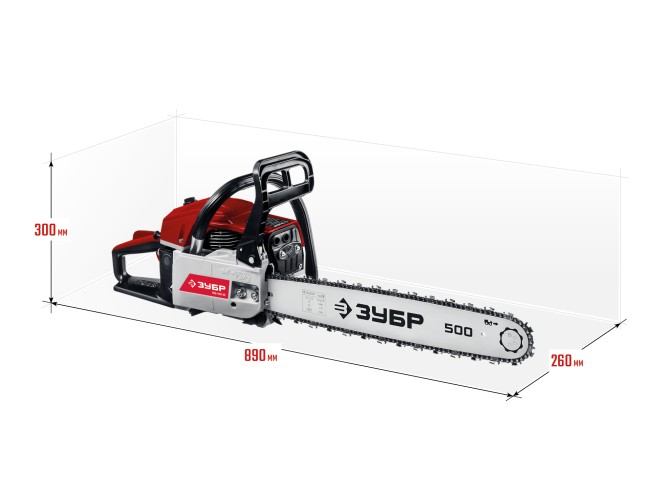 Бензопила ПБЦ-М62-50, шина 50 см ЗУБР