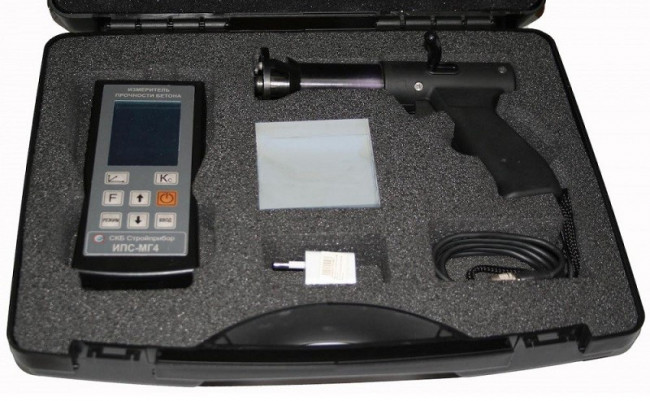 Склерометр СТРОЙПРИБОР ИПС-МГ4.03 (цветной дисплей)