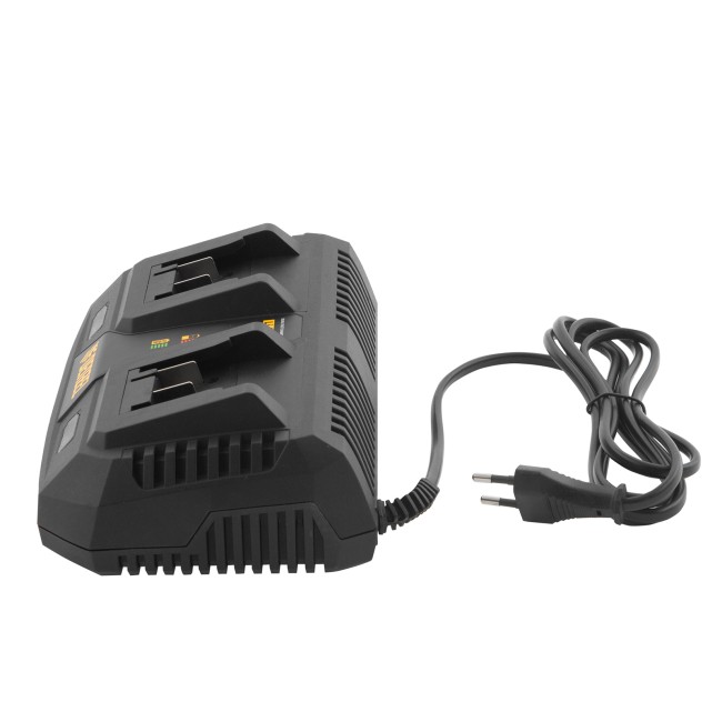 Устройство зарядное для аккумуляторов IBC-18-3.0-2, Li-Ion, 18В, 3.0 А, для двух батарей Denzel