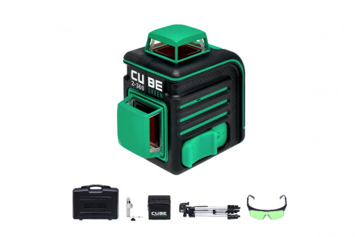 Лазерный уровень ADA Cube 2-360 Green Ultimate Edition