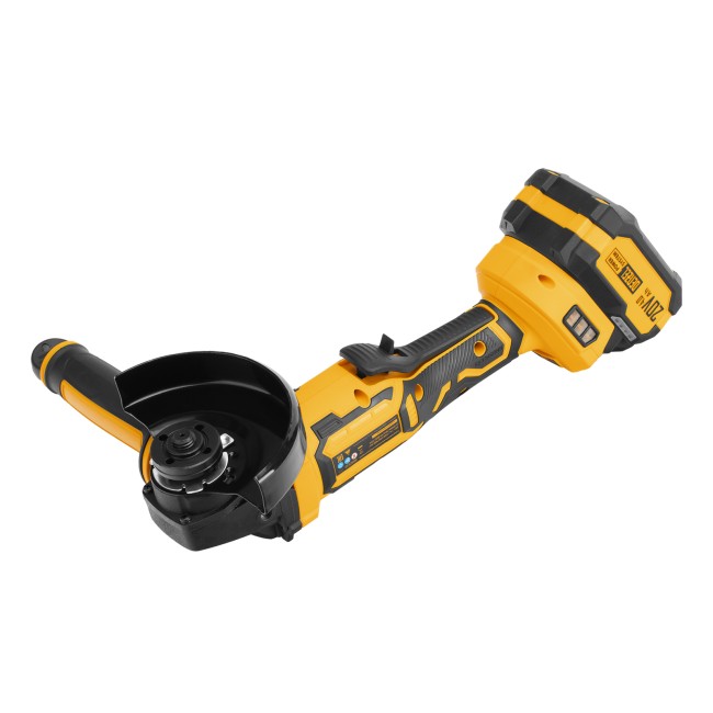 Машина шлифовальная угловая аккумуляторная  AGH-BL-20-125 Denzel Машина шлифовальная угловая аккумуляторная  AGH-BL-20-125 Denzel