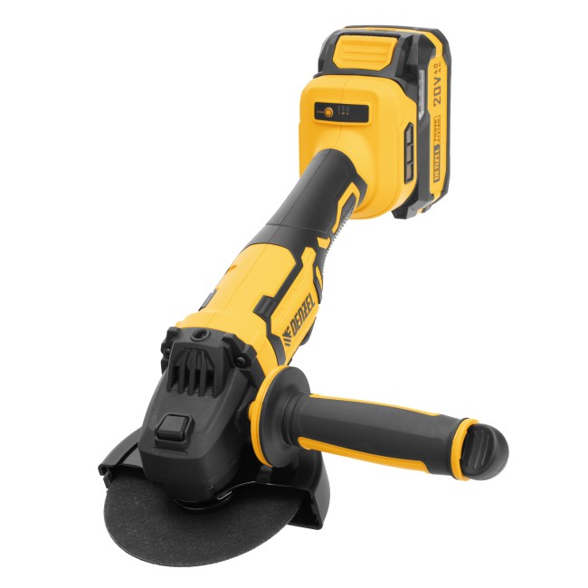 Машина шлифовальная угловая аккумуляторная  AGH-BL-20-125 Denzel Машина шлифовальная угловая аккумуляторная  AGH-BL-20-125 Denzel