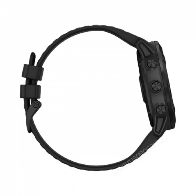 Часы Garmin Fenix 6X Pro черные с черным ремешком Часы Garmin Fenix 6X Pro черные с черным ремешком
