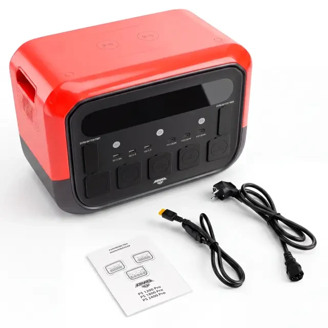Портативная электростанция AMO PS 2400 Pro красная Портативная электростанция AMO PS 2400 Pro красная