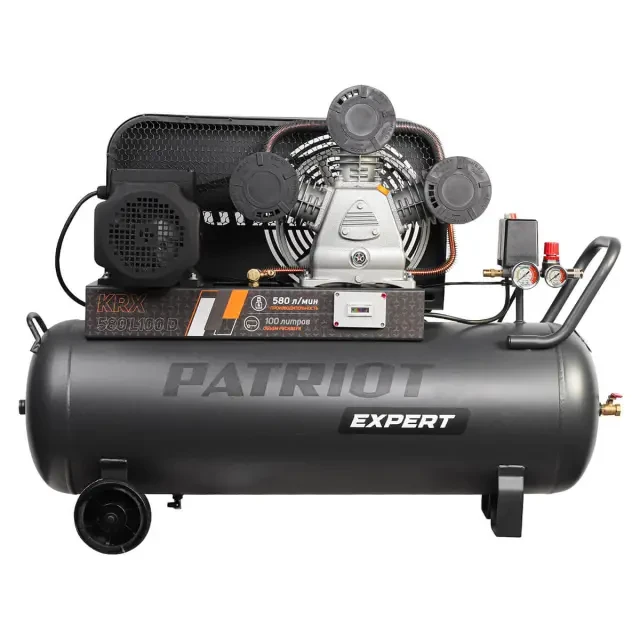 Компрессор поршневой ременной Patriot KRX 580 L100 D Компрессор поршневой ременной Patriot KRX 580 L100 D