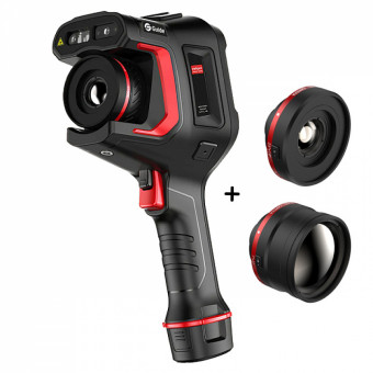 Тепловизор Guide H3 с поверкой в комплекте с телеобъективом 7° x 5° и высокотемпературным объективом Тепловизор Guide H3 с поверкой в комплекте с телеобъективом 7° x 5° и высокотемпературным объективом