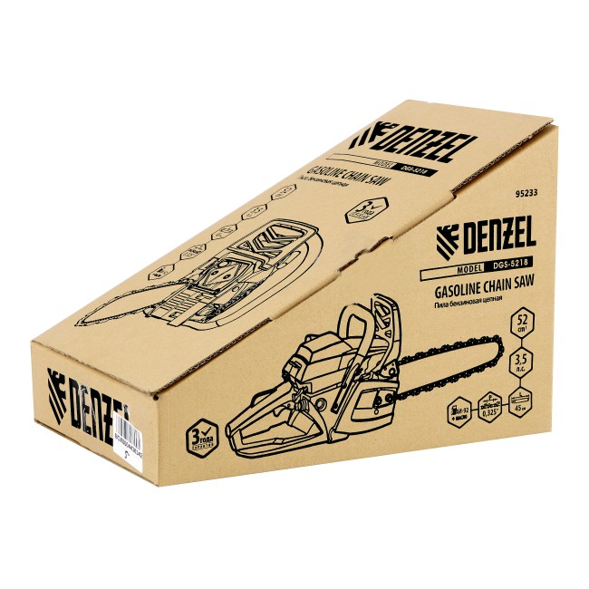 Пила цепная бензиновая DGS-5218 Denzel