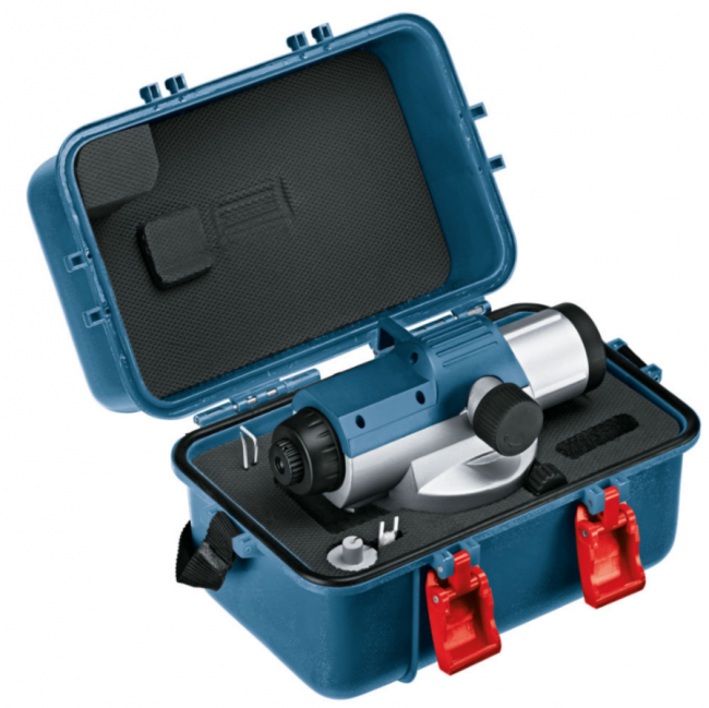 Комплект оптический нивелир Bosch GOL 20 D штатив рейка - 3 в 1