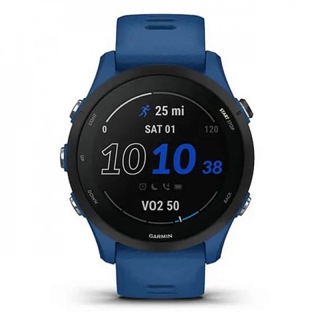 Смарт часы Garmin Forerunner 255 с синим ремешком Смарт часы Garmin Forerunner 255 с синим ремешком