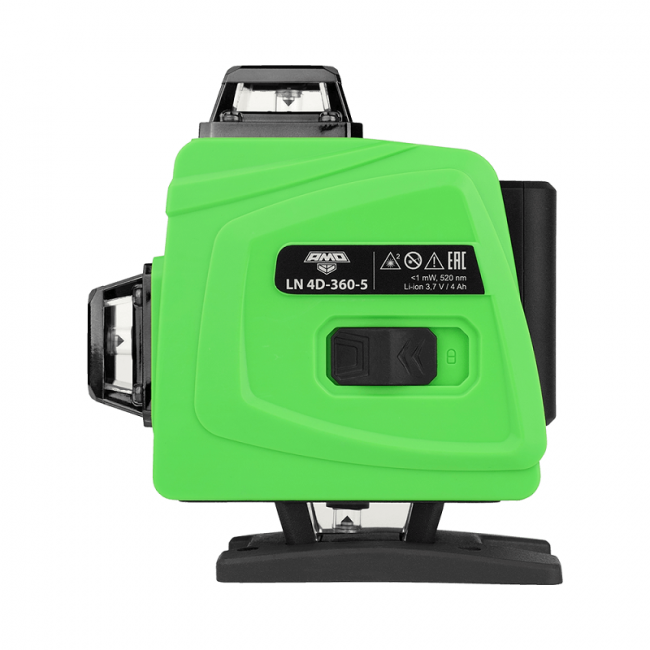 Лазерный уровень AMO LN 4D-360-5 с зеленым лучом