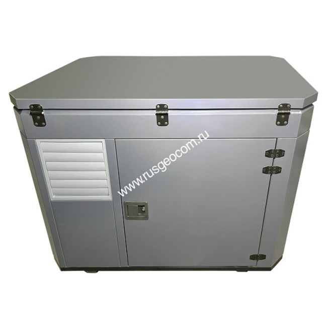 Тихий зимний кожух для генератора 1600 RAL 7024 (2 вентилятора)