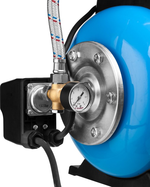 Насосная станция автоматическая НАС-М3-800 ЗУБР 800 Вт, бак 20 л Насосная станция автоматическая НАС-М3-800 ЗУБР 800 Вт, бак 20 л