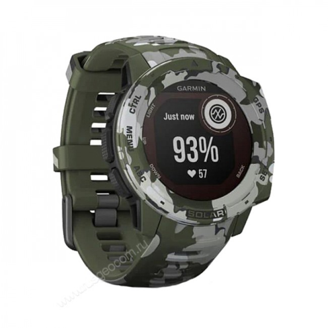 Часы Garmin Instinct Solar Camo Lichen Часы Garmin Instinct Solar Camo Lichen