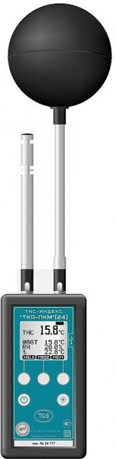Термогигрометр с расчётом ТНС-индекса ТКА-ПКМ 24