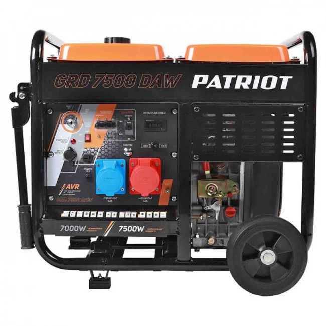 Дизельный генератор Patriot GRD 7500DAW Дизельный генератор Patriot GRD 7500DAW