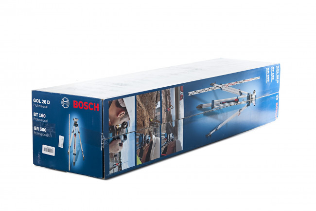 Комплект оптический нивелир Bosch GOL 26 D штатив рейка - 3 в 1