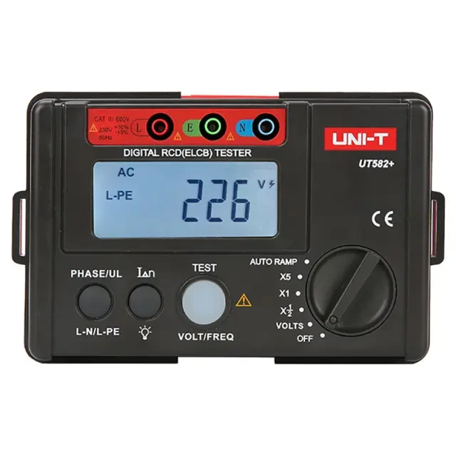 Тестер УЗО UNI-T UT582+ Тестер УЗО UNI-T UT582+