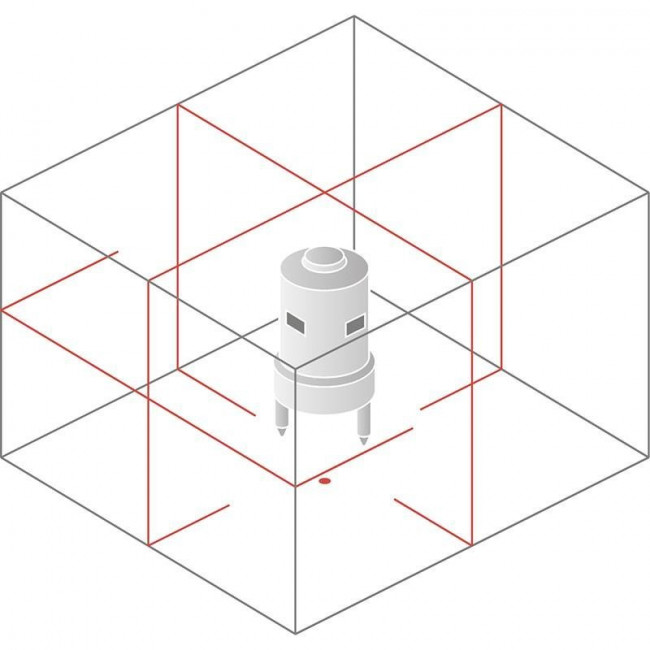 Лазерный нивелир NEDO X-Liner4