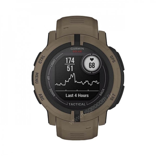 Часы Garmin Instinct 2 Solar Tactical коричневый Часы Garmin Instinct 2 Solar Tactical коричневый
