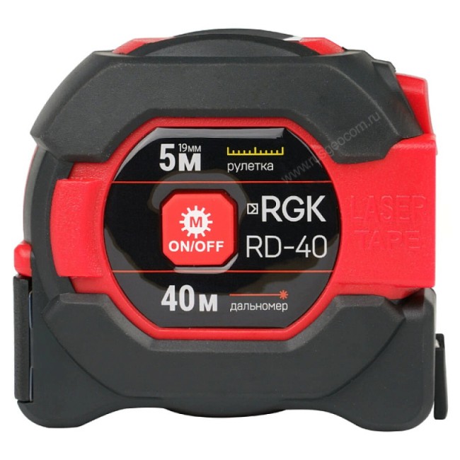 Лазерная рулетка RGK RD-40 с калибровкой Лазерная рулетка RGK RD-40 с калибровкой
