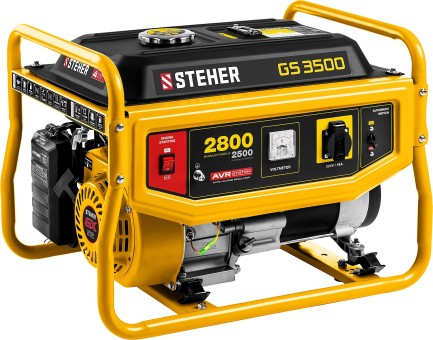 Бензиновый генератор GS-3500 STEHER Бензиновый генератор GS-3500 STEHER