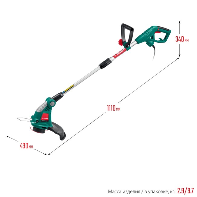 Триммер сетевой ТСН-33-600 ЗУБР  Триммер сетевой ТСН-33-600 ЗУБР