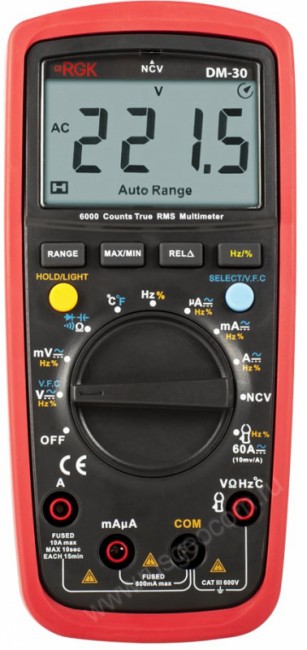 Мультиметр RGK DM-30 с поверкой